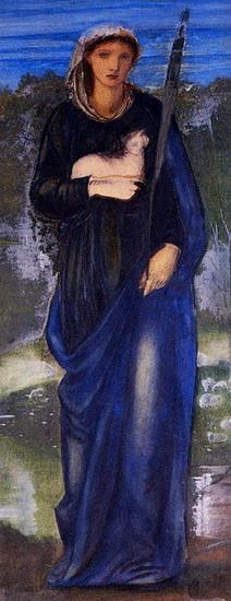 St Agnes Präraffaeliten Sir Edward Burne Jones Ölgemälde